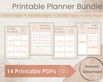 2025 Printable Planner Bundle