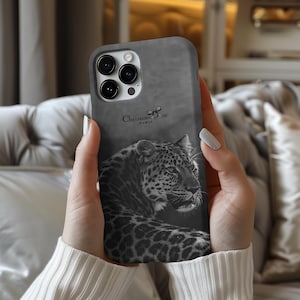 COQUE POUR IPHONE Coque pour téléphone léopard de luxe 16, 15, 14, 13, 12, 11, Xr, Se, Plus Pro Max Cadeau Filles Anniversaire de maman Elégant Chic Charmant