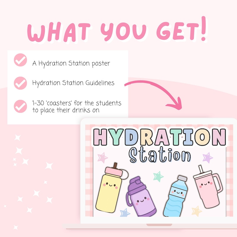 Hydration Station Labels - Etsy UK