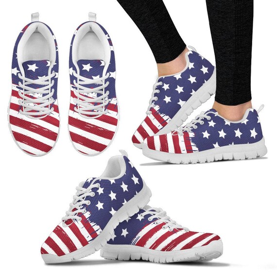 patriotic running shoes