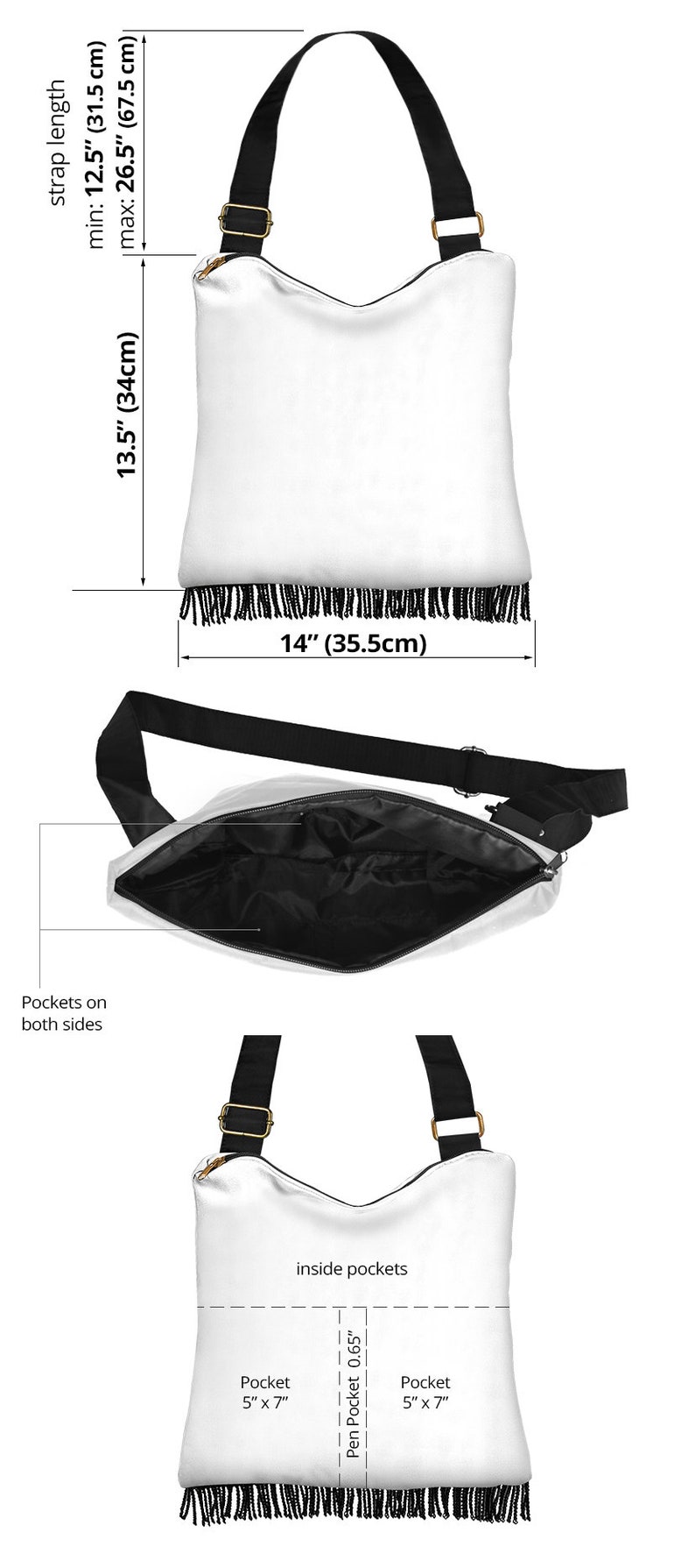 Hobo Canvas Tote Bag Sugar Skull Crossbody Bag Gothic Cross Body Bag Bohemian Gyspy Fringe Purse Boho Bag Shoulder Bag Gift For Her