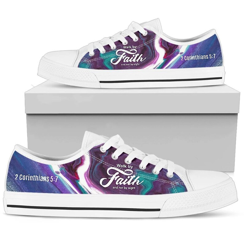 walk by faith sneakers