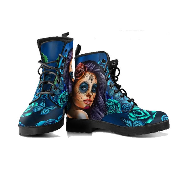 sugar skull boots