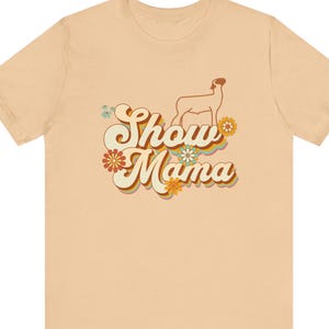 Show Mama Graphic Tee Schaf Version Perfektes Shirt für Livestock Show Moms