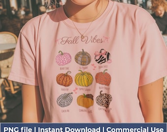 Coquette Pumpkin PNG: Leopard Print, Plaid & Polka Dots, Digital Download