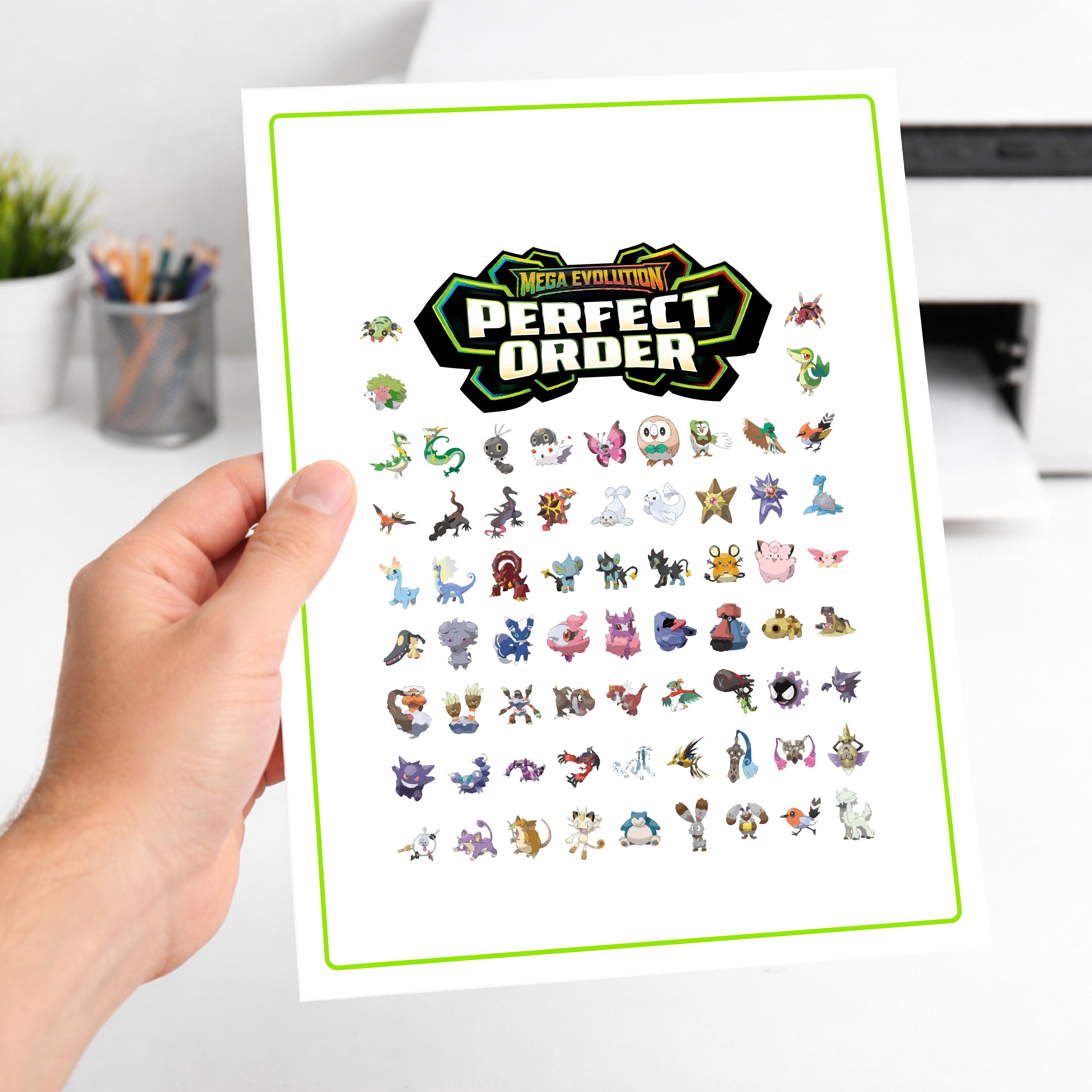 Pokemon Perfect Order Checklist.pdf Pokemon Perfect Order Binder Pages Printable | Card Checklist PDF ...