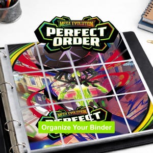 ポケモン パーフェクトオーダー バインダー仕切り（印刷可能）｜カード仕切りタブ（PDF）｜マスターセットバインダーオーガナイザーインサート｜即時ダウンロード