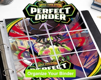Pokemon Perfect Order Binder Dividers Printable | Card Divider Tabs PDF | Master Set Binder Organizer Inserts | Instant Download
