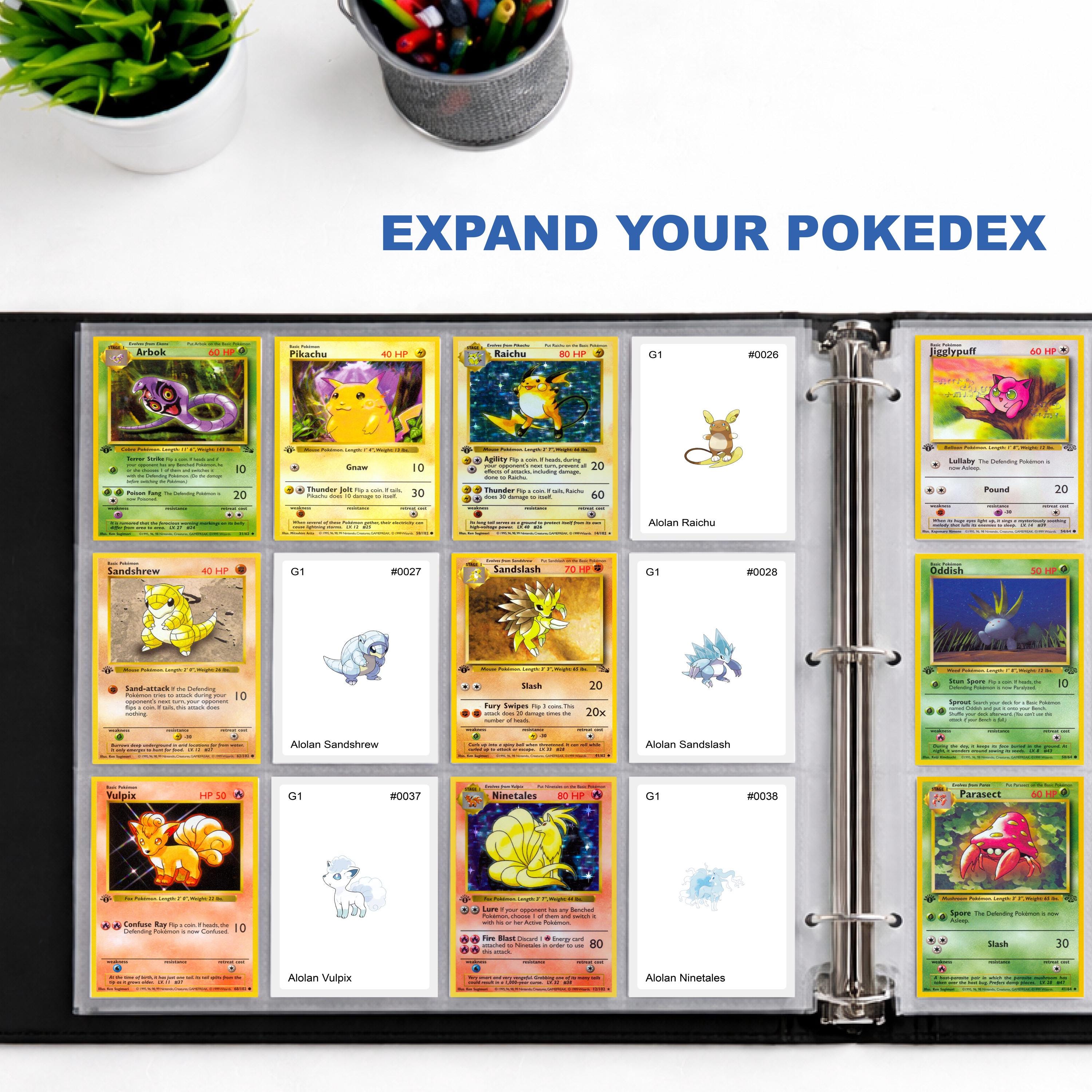 Pokemon Region Pokedex Binder Pages Printable | English Edition ...