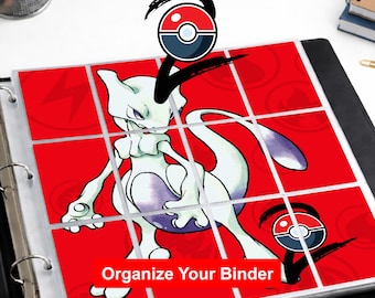 Pokemon Base Set 2 Binder Dividers Printable | Card Divider Tabs PDF | Master Set Binder Organizer Inserts | Instant Download