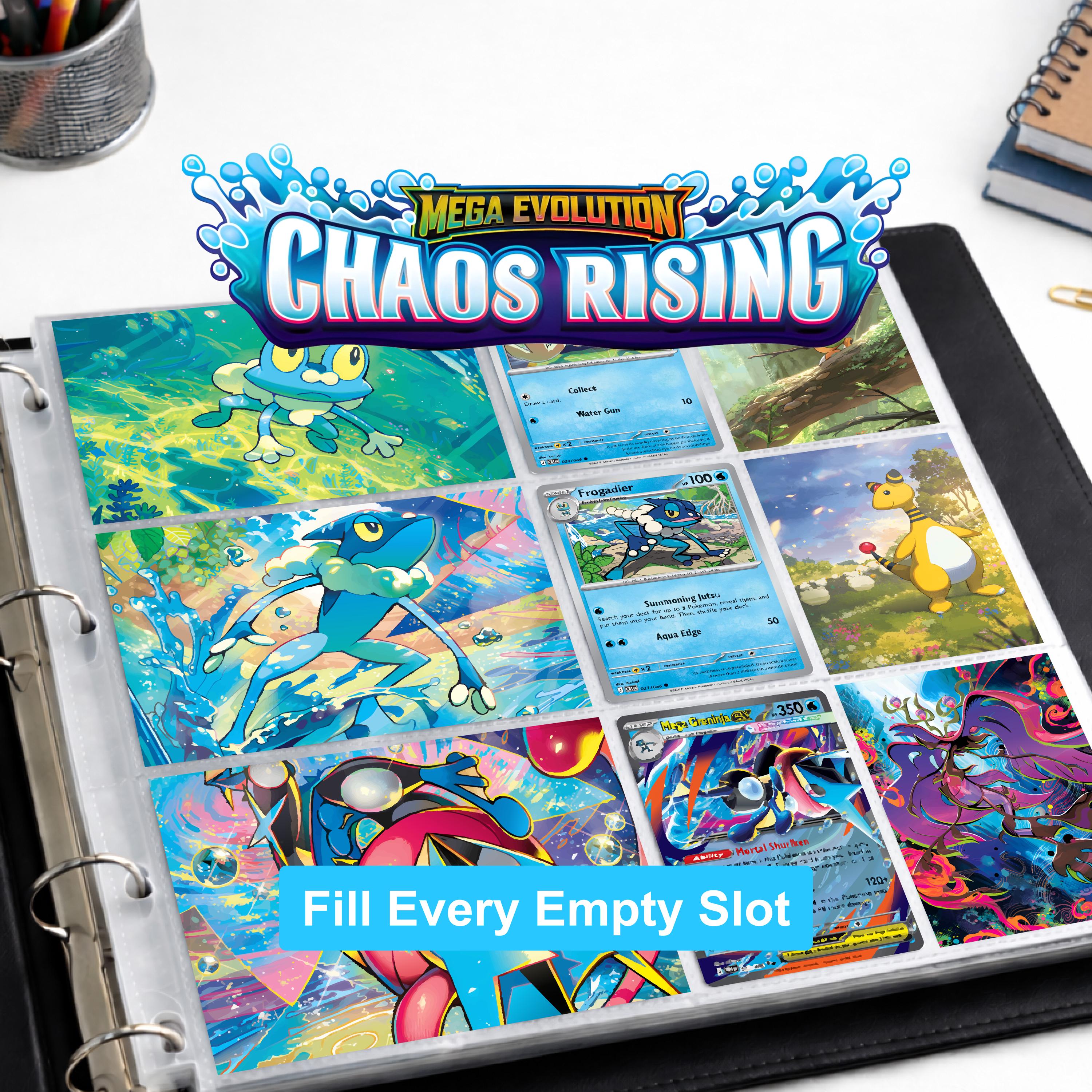 Pokemon Chaos Rising Binder Filler Inserts Printable | Set Art Inserts ...