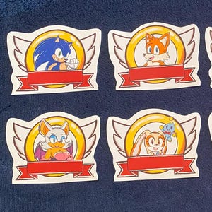 Sonic Emblem Stickers