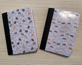 Mini cuaderno de composición personalizado, portadas de gatos y perros de Campos de Mistria, minicuadernos, diarios pequeños