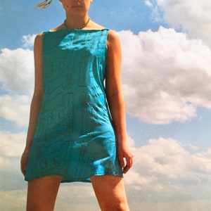 9mm Dress / Aqua / S