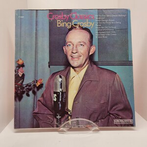 Bing Crosby, Crosby Classics, Vinyl Record, Vintage