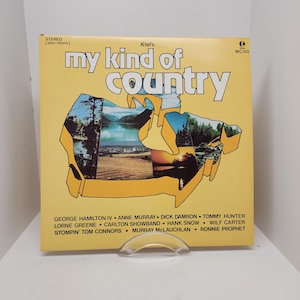 My Kind of Country, Hank Snow, Wilf Carter, Mercey Brothers, Lorne Green, Country, Folk, 33, LP, Disco in vinile, Vintage