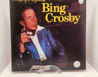 Bing Crosby, Songs of a Lifetime, Vinyl Record, (1979), Vintage