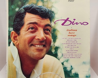 Dean Martin, Italian Love Songs, Vinyl Record, Vintage