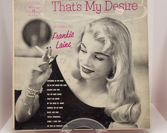 Frankie Laine, That's My Desire, Vinyl Record, Vintage