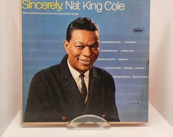 Nat "King" Cole, Sincerely, Vinyl Record, Vintage