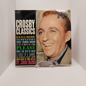 Bing Crosby, Crosby Classics, Vinyl Record, Vintage
