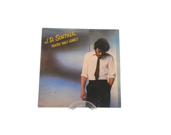 J.D. Souther, You're Only Lonely Vinyl Record, Vintage