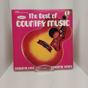 K-Tel, Best of Country Music, Country, Folk, Vinyl Record, Vintage