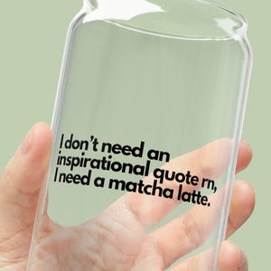 Matcha Liebhaber Glastasse Teebecher Geschenk Wellness Achtsamkeit Journal Planer Poster Latte Personalisierte Geburtstag Bambus Galentines Bachelorette