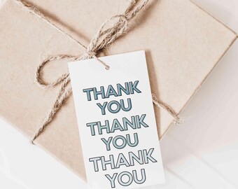 Étiquette-cadeau de remerciement imprimable, étiquette de remerciement, étiquettes de cadeau imprimables de remerciement, étiquette de cadeau moderne, étiquettes imprimables de remerciement