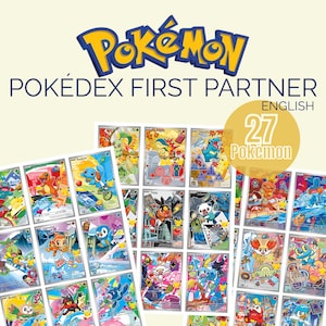 Pokémon Binder Placeholder – First Partner English– Digital Download.