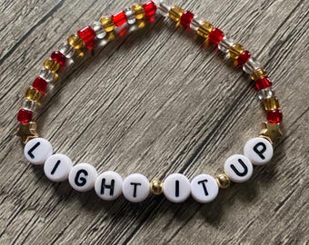 Crescent City Friendship Bracelet, Light It Up, House of Earth and Blood, Bryce Quinlan, Bookish Gift, Booktok, Sarah J Maas, Starborn, gift