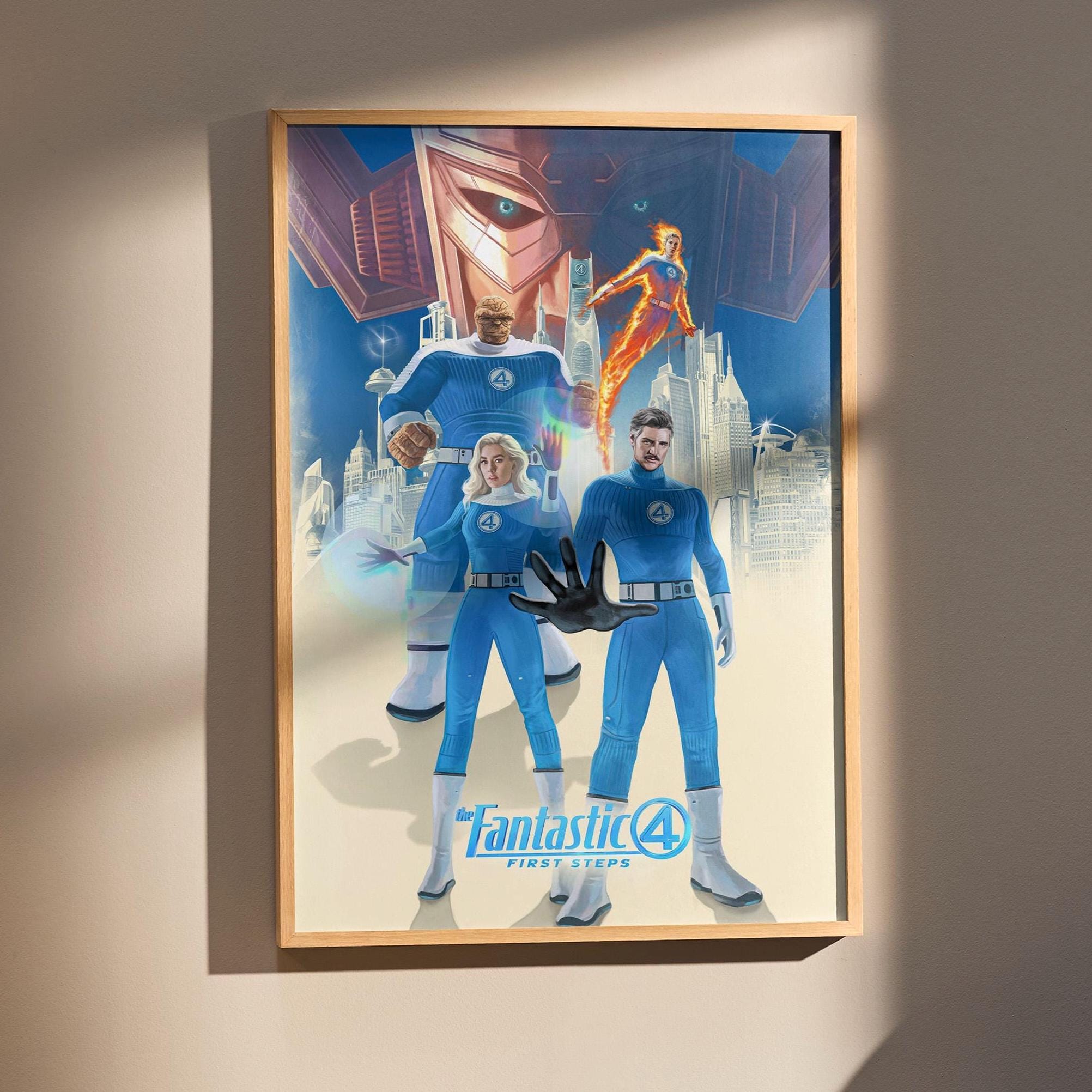 Fantastic four poster - Etsy 日本