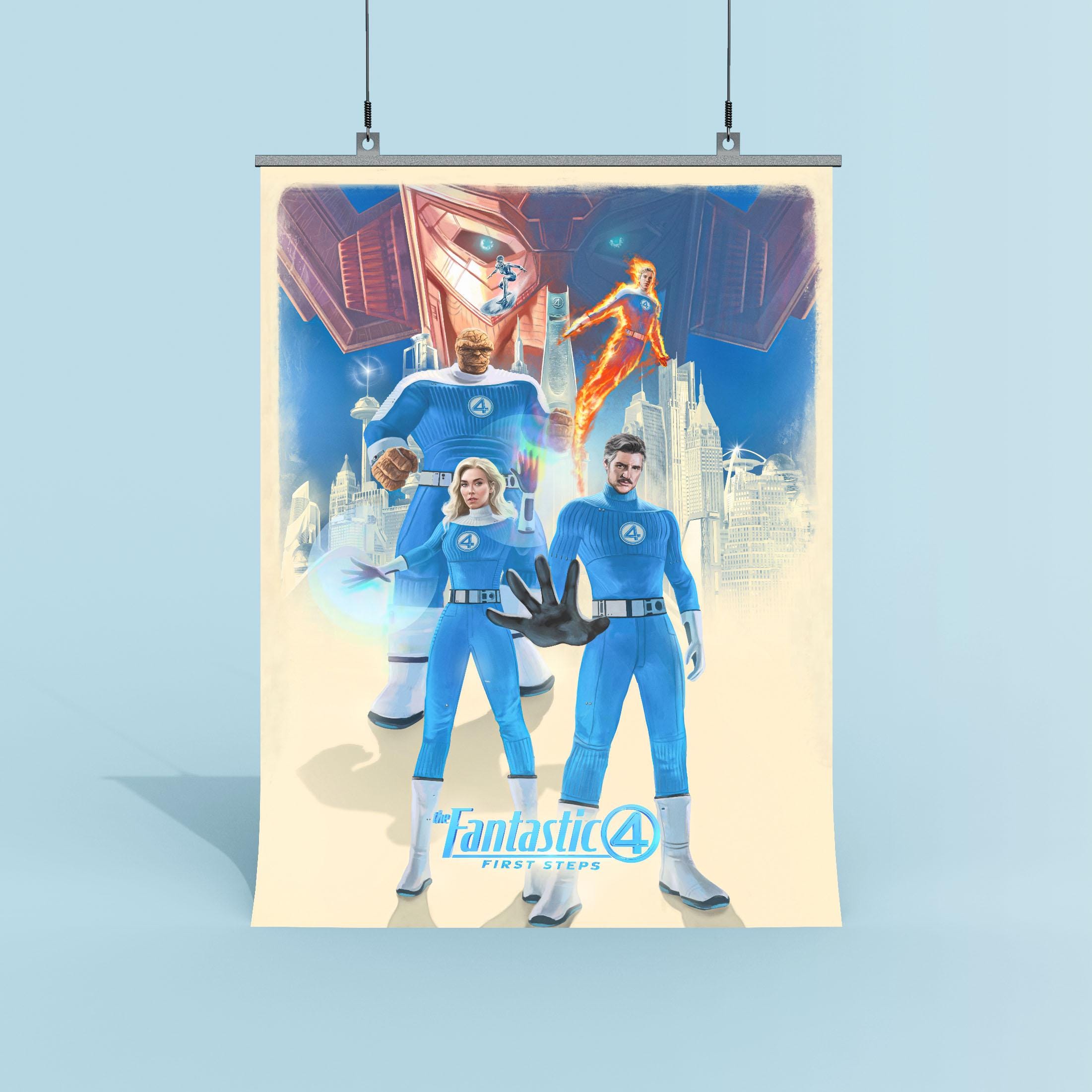FANTASTIC FOUR ポスター 50x70 cm 4枚セット FANTASTIC FOUR ポスター 50x70 cm 4枚セット - メルカリ