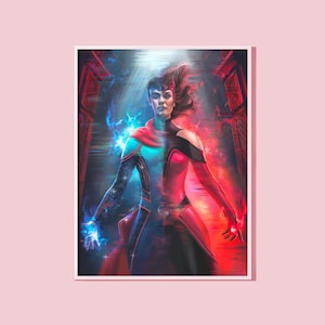 Wiccan & Scarlet Witch Poster - Archival Matte Print
