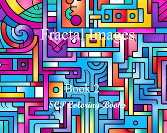 Fraktale Bilder Malbuch-Buch 2