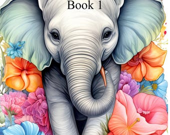 World of Elephants Coloring Book - Book 1