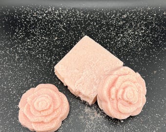 Roze Himalayazout - Veganistisch - koud proces Handgemaakt, palmvrij, natuurlijke huidverzorging