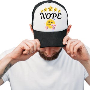 Funny Dad Hat with ‘NOPE’ Design – Humorous Gift for Dad, Everyday Cap for Men, Father’s Day or Birthday Gift Idea