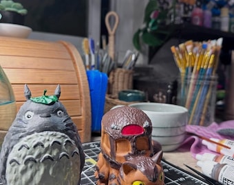 DIY | studio ghibli painting kit - Totoro and catbus