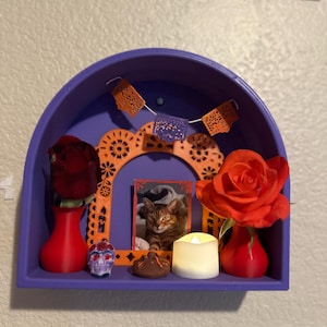 Dia De Los Muertos Day Of The Dead Ofrenda Altar.DIY option pet ofrenda pet memorial