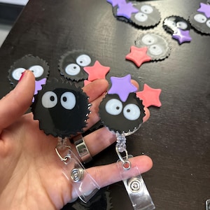 Soot SpriteCustom Badge Reels | Handmade  Badge Reel
