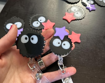 Soot SpriteCustom Badge Reels | Handmade  Badge Reel