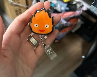 Little fire demond Custom Badge Reels | Handmade  Badge Reel