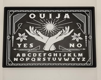 Ouija Board Tray - Halloween/Horror 3D Printed Home Decor Accessory - Horror Slasher Halloween Decoration UK Made