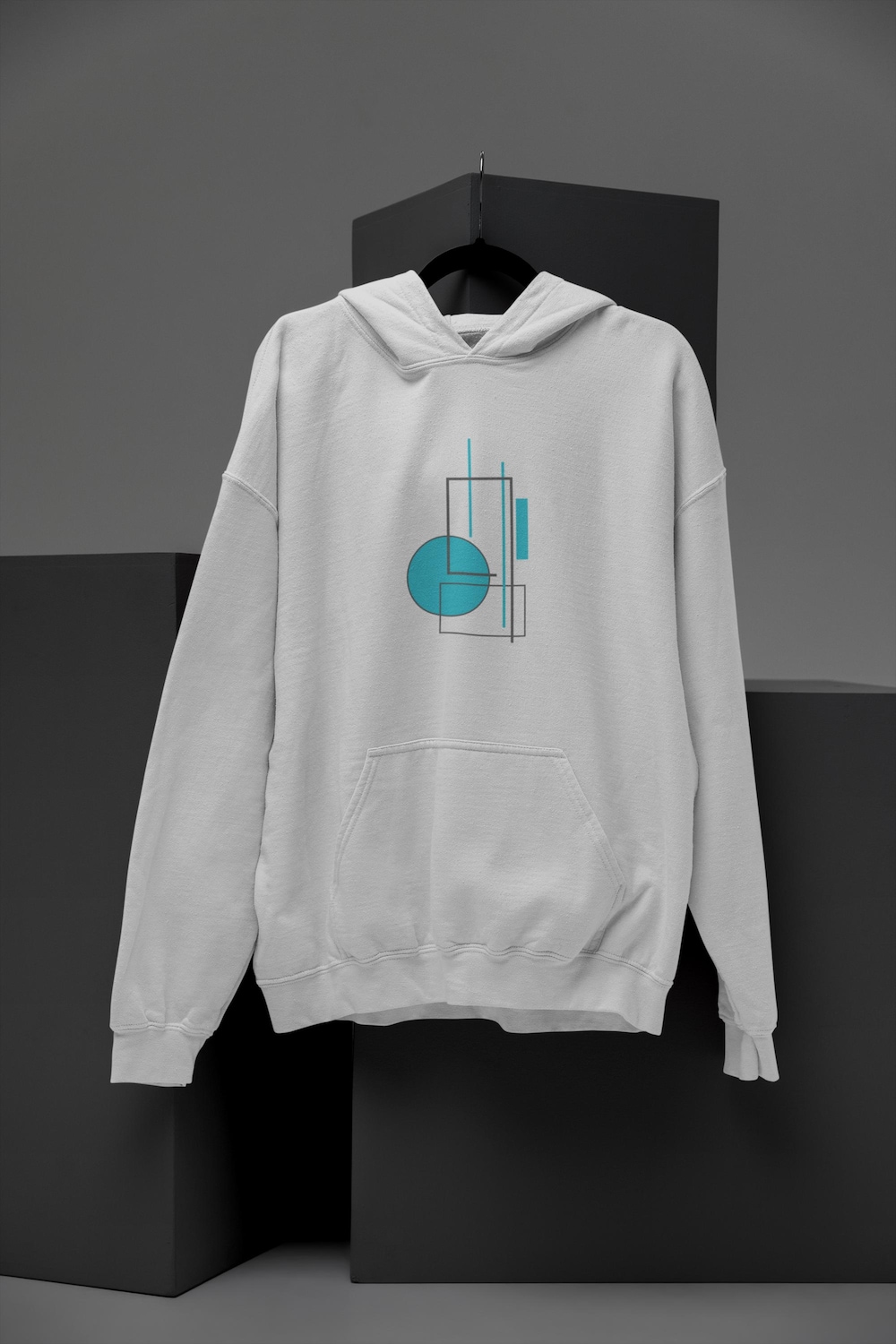 Minimalist Graphic Hoodie,Streetwear Hoodie,Unisex Hoodie,Graphic Print Hoodie, Trendy Hoodie,Geometric Hoodie Livingtee