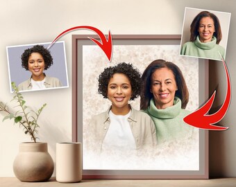 Photo merge, Add loved one photo