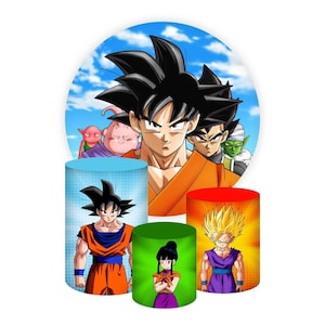 Cartoon Backdrop and 3 cylinders Cover (4 pieces) Arch Backdrop Cover Photo Photography Background Cylinder Cover Cartoon