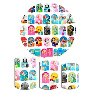Custom Cartoon Backdrop and Cylinder Covers Backdrop Cover Photo Photography Background Cylinder Cover Cartoon