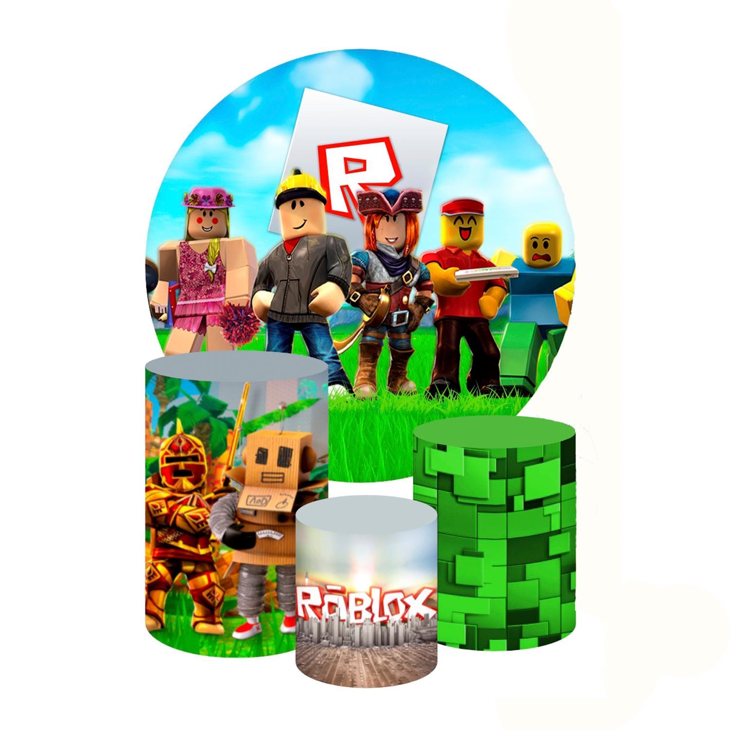 Inspired Games Backdrop Cylinder Covers  Backdrop Cover Photo Photography Background Cylinder Cover Cartoon