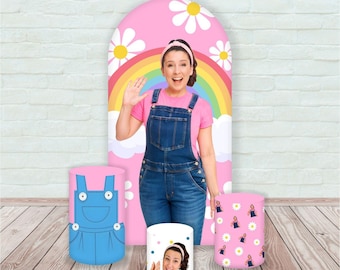 Rachel Arch Backdrop Cover and Cylinder Covers Backdrop Photography Background Cylinder Cover Cartoon